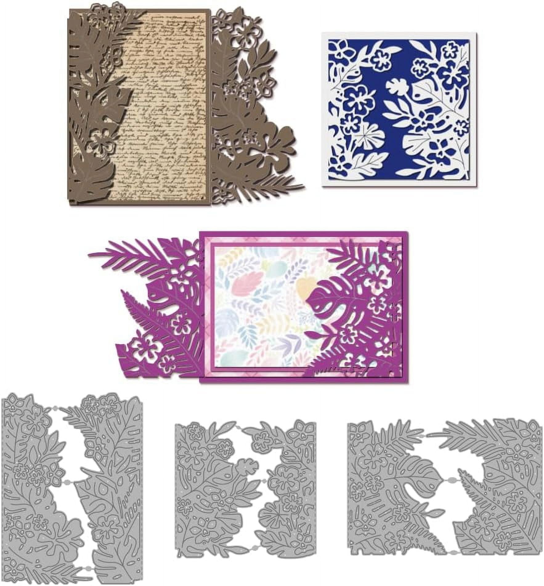 Bloem Achtergrond Board Die Cuts voor Kaarten Maken