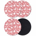 thumbnail image 1 of Tropical Plants Coasters Set of 4, Absorbent Coasters for Drinks, Summer Farmhouse Vintage Camels Red Coaster for Desk Coffee Table Protection, Home Decor House Warming Gifts 4", 1 of 8
