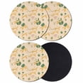 thumbnail image 1 of Tropical Plants Coasters Set of 4, Absorbent Coasters for Drinks, Summer Panthers Animals Palm Leaves Coaster for Desk Coffee Table Protection, Home Decor House Warming Gifts 4", 1 of 8