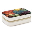 thumbnail image 1 of Tropical Plants Decorative Velvet Jewelry Box with Removable Compartment - Portable Necklace Organizer - Great Gift!, 1 of 7