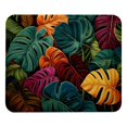 thumbnail image 1 of Tropical Plants Desk Pad Mouse Mat Gaming Mouse Pad | Square 8.3x9.8 Inch Non-Slip Rubber Bottom Printed Suitable for Office and Gaming, 1 of 6