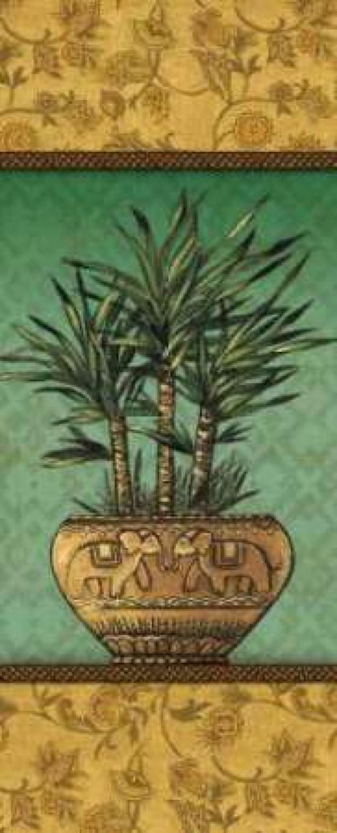 Tropical Plants I Canvas Art - Charlene Audrey (24 x 48)