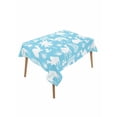 thumbnail image 1 of Tropical Plants Table Cloth, Waterproof Tablecloth for Rectangle Tables, Summer Modern Abstract Camels Sky Blue Reusable Washable Fabric Table Cover for Restaurant Kitchen Dining Tables 60"x84", 1 of 9