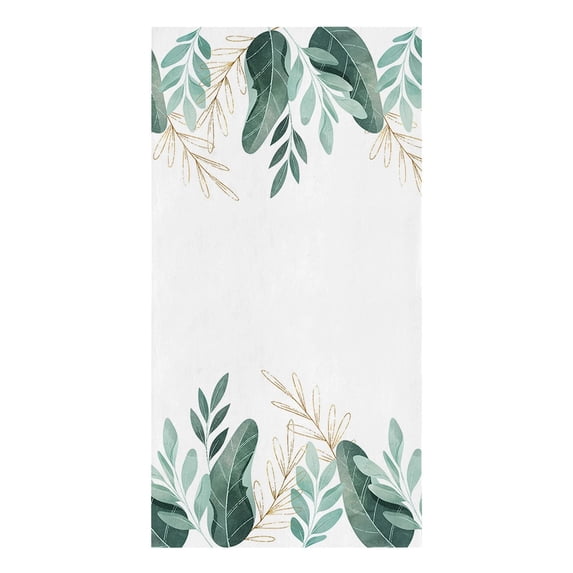 Tropical Plants a Kitchen Towel Microfiber Dish Towel Tea Towel Soft Household Super Absorbent Cleaning Cloth