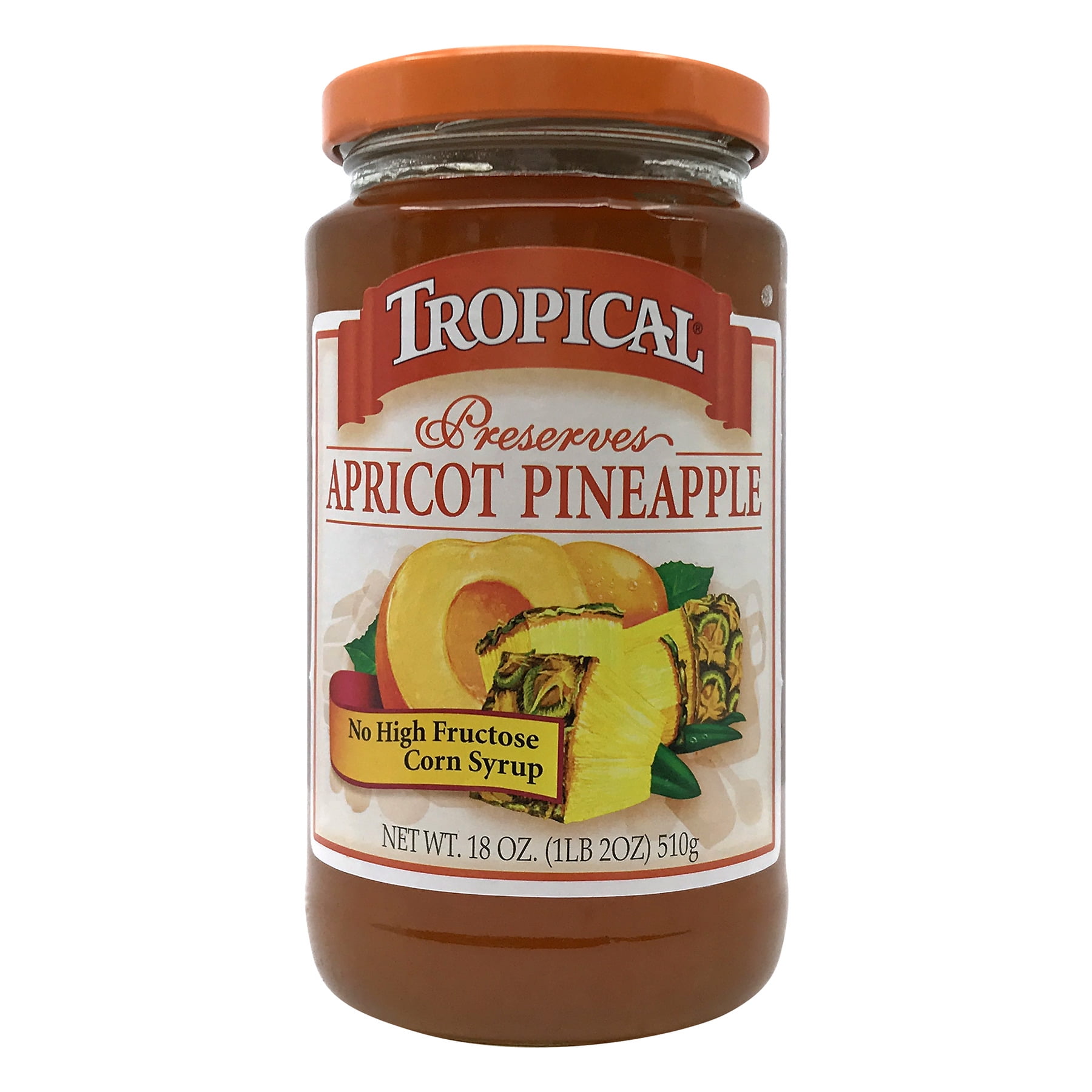 Tropical Preserves Apricot Pineapple, 18.0 OZ