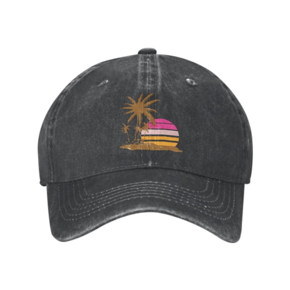 Tropical Print Baseball Caps for Men Women Adjustable Casual Trucker Hats for Fishing Outdoor Activities Fashion Hats