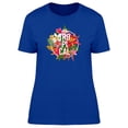 thumbnail image 1 of Tropical Quote And Flowers T-Shirt Women -Image by Shutterstock, Female Medium, 1 of 2