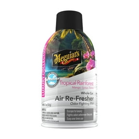 Meguiars Whole Car Air Re-Fresher Tropical Rainforest Scent 2oz Automotive Air Freshener