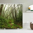 thumbnail image 1 of Tropical Rainforest Forest Shower Curtains Bathroom Curtain 3D Natural landscape Fabric Waterproof Bath Curtain with, 1 of 5