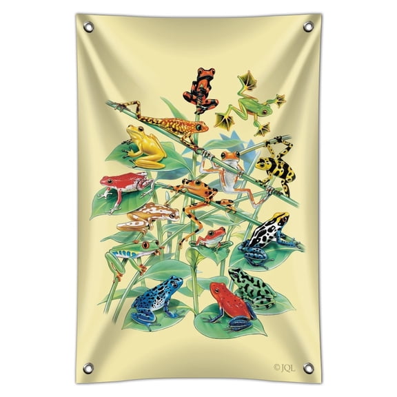 Tropical Rainforest Frogs Froggies Dart Home Business Office Sign