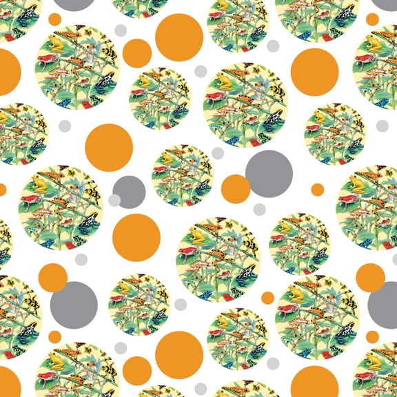 Tropical Rainforest Frogs Froggies Dart Premium Gift Wrap Wrapping Paper Roll