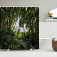 thumbnail image 1 of Tropical Rainforest Printed Fabric Shower Curtains Forest landscape Bath Screen Waterproof Products Bathroom Decor with 12, 1 of 5