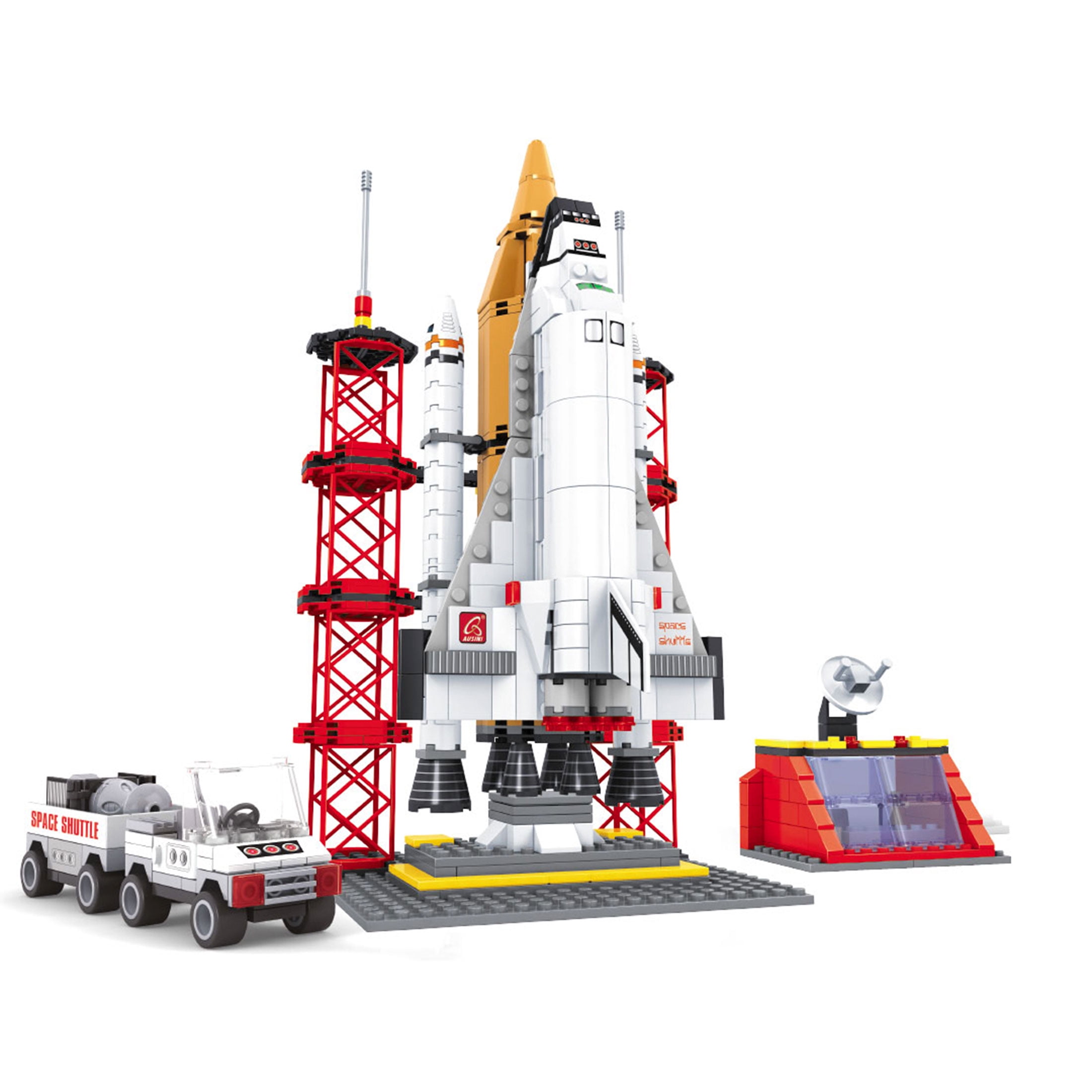 Tropical Reps Ox Space Station Building Toy 560pcs - Walmart.com