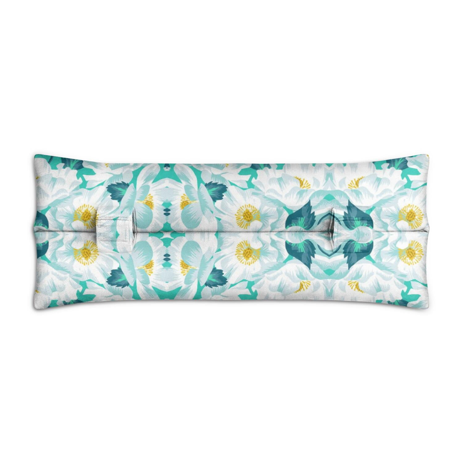 Tropical Romantic Rose Mastectomy Pillow - Peony Floral Seatbelt Cushion for Women