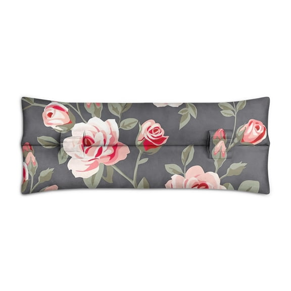 Tropical Romantic Rose Mastectomy Pillow - Peony Floral Seatbelt Cushion for Women
