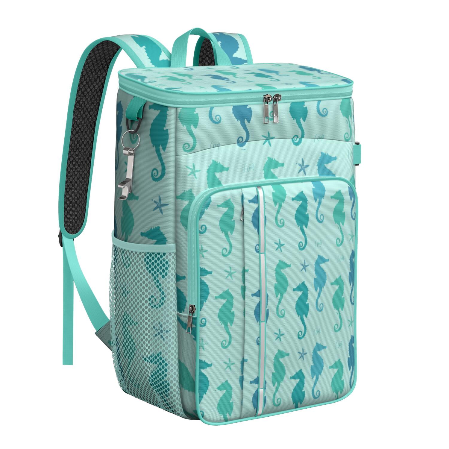 Tropical Floral Cooler Backpack 20L Insulated Soft Cooler Bag