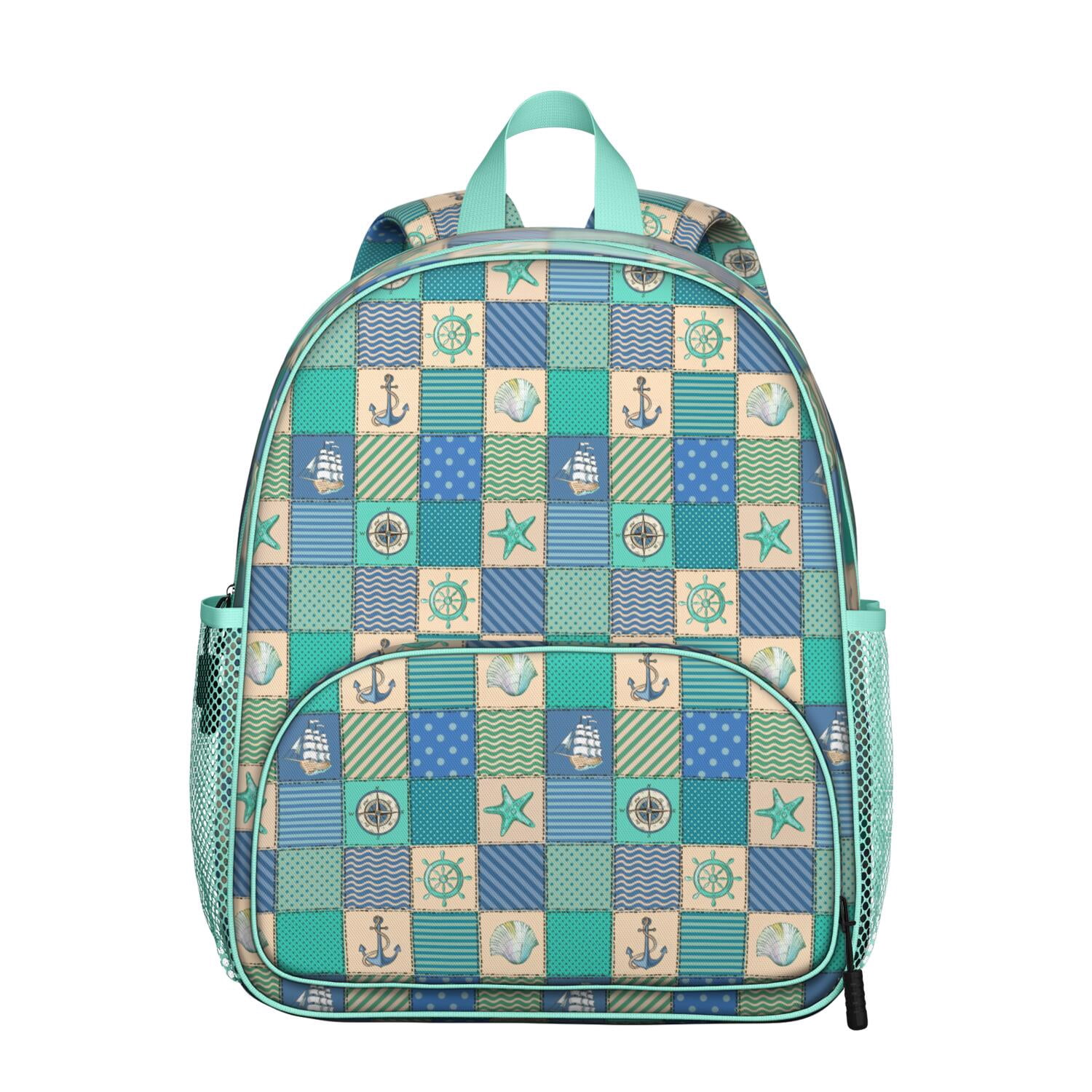 Tropical Seashell Student Backpack - Durable & Ergonomic Waterproof ...