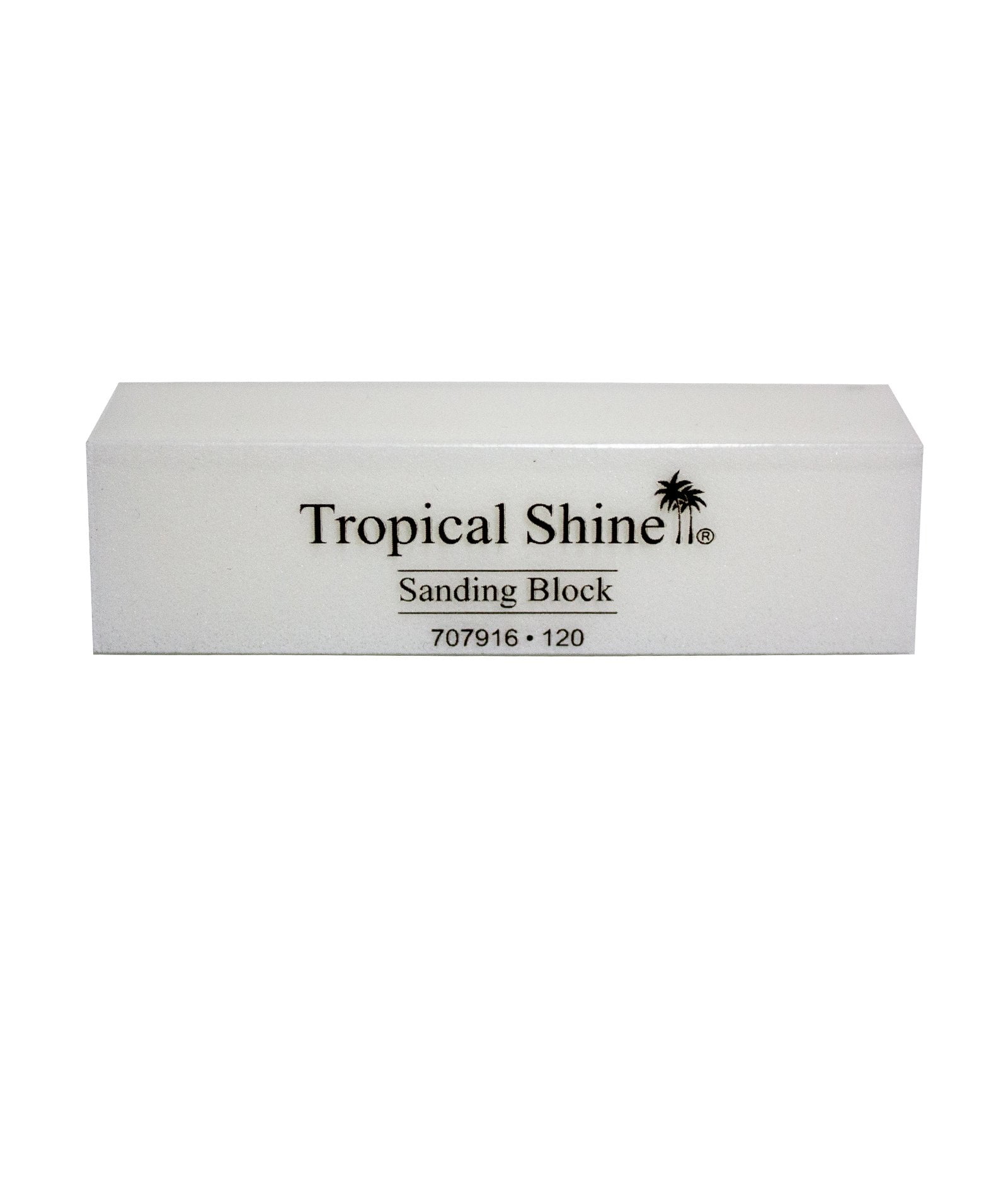 Tropical Shine Nail File White Sanding Block 120 (Coarse)
