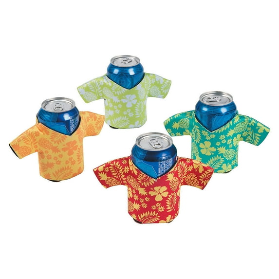 Tropical Shirt Can Covers (Dz) - Party Supplies - 12 Pieces