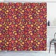 thumbnail image 1 of Tropical Shower Curtain, Appetising Healthy Summer Fruits Pattern with Avocado Kiwi Watermelon Banana Shape, Fabric Bathroom Set with Hooks, 69W X 84L Inches Extra Long, Multicolor, by Ambesonne, 1 of 3
