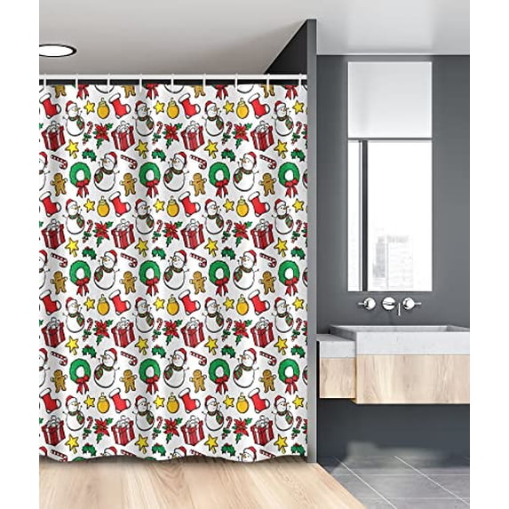 Tropical Shower Curtain Sunset Tropical Beach with Palm Trees Peaceful Ocean Evening View Resort Cloth Fabric Bathroom Decor Set with Hooks 69" W x 70" L Orange Black