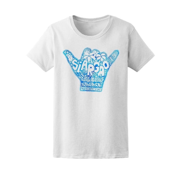 Tropical Siargao Island T-Shirt Women -Image by Shutterstock, Female Small