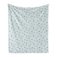 thumbnail image 1 of Tropical Soft Flannel Fleece Blanket, Summer Exotic Strelitzia Bird of Paradise Pastel Colored Repetition, Cozy Plush for Indoor and Outdoor Use, 60" x 80", Pale Blue and Multicolor, by Ambesonne, 1 of 5