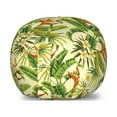 thumbnail image 1 of Tropical Storage Toy Bag Chair, Exotic Plumeria Flowers and Palm Tree Leaves on Cream Background Hawaiian Flora, Stuffed Animal Organizer Washable Bag, Small Size, Multicolor, by Ambesonne, 1 of 3