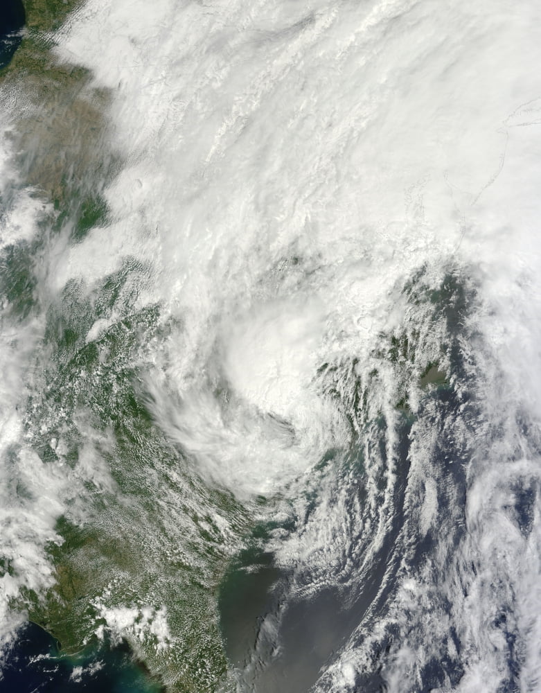 Tropical Storm Andrea over southeastern United States Canvas Art - Stocktrek Images (25 x 32)