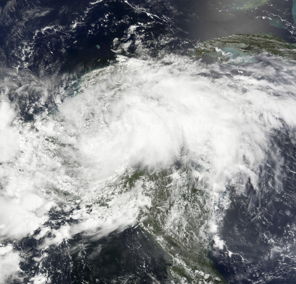 Tropical Storm Arthur Canvas Art - Stocktrek Images (29 x 28)