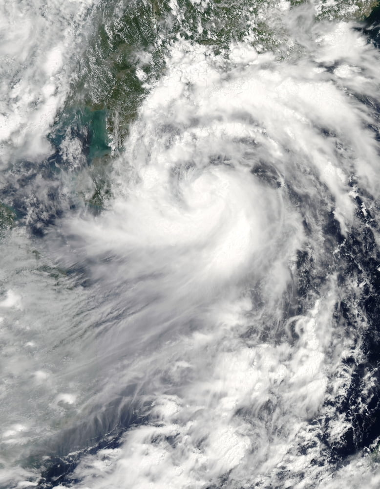 Tropical Storm Chanthu Canvas Art - Stocktrek Images (25 x 32)