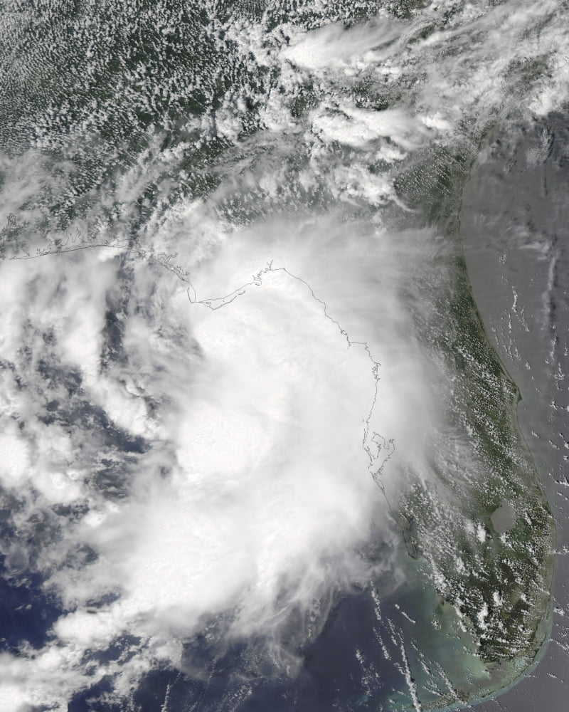 Tropical Storm Claudette Canvas Art - Stocktrek Images (26 x 32)