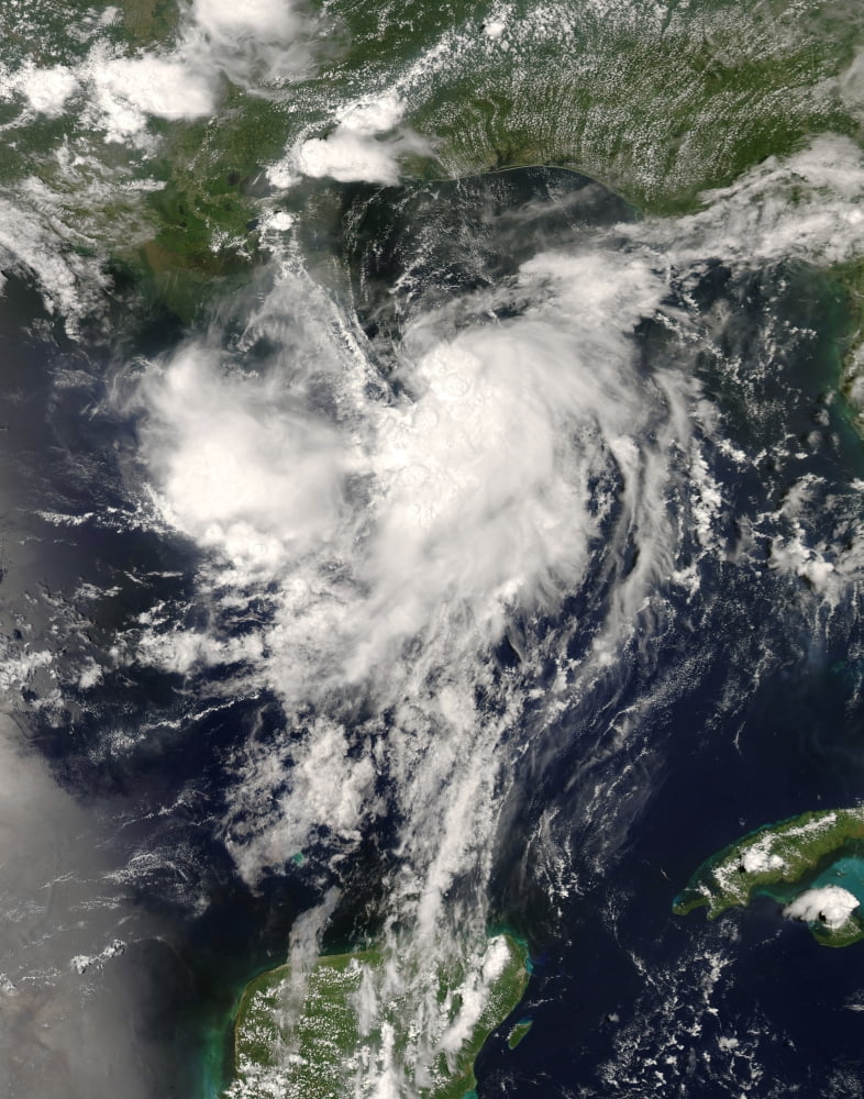Tropical Storm Edouard Canvas Art - Stocktrek Images (26 x 32)