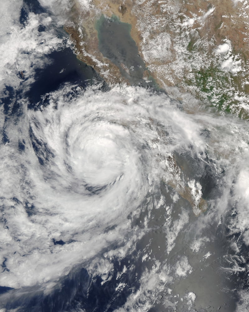 Tropical Storm Emilia Canvas Art - Stocktrek Images (25 x 31)