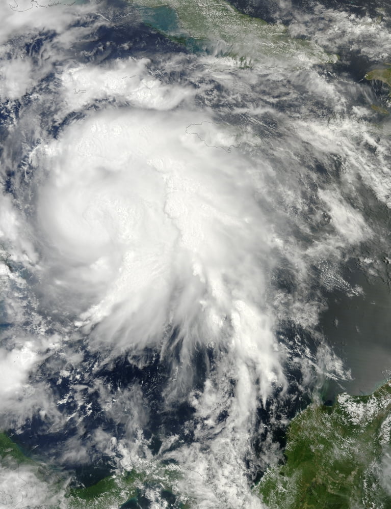 Tropical Storm Ernesto Canvas Art - Stocktrek Images (25 x 32)