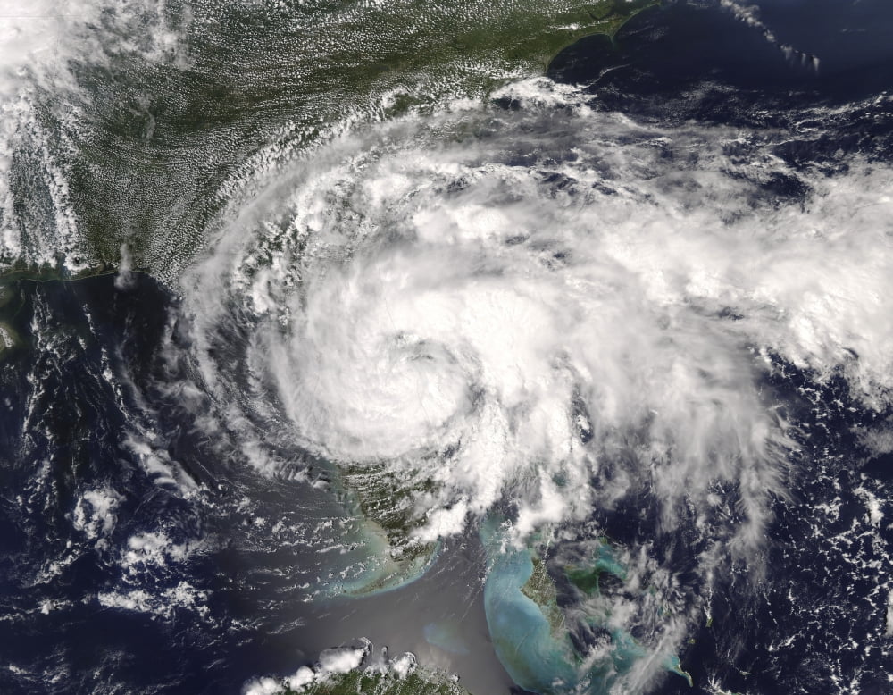 Tropical Storm Fay Canvas Art - Stocktrek Images (33 x 25)