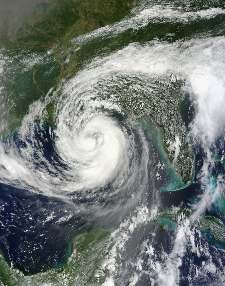Tropical Storm Isaac moving through the Gulf of Mexico Canvas Art - Stocktrek Images (26 x 32)
