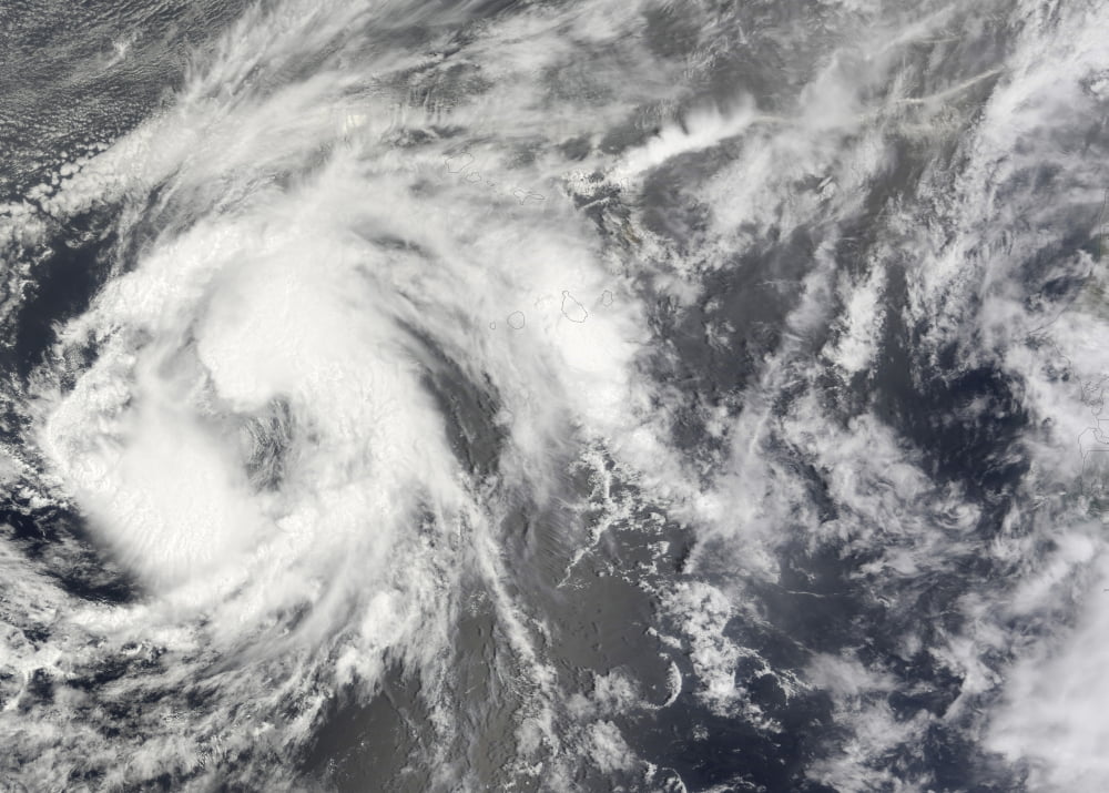 Tropical Storm Josephine Canvas Art - Stocktrek Images (33 x 24)