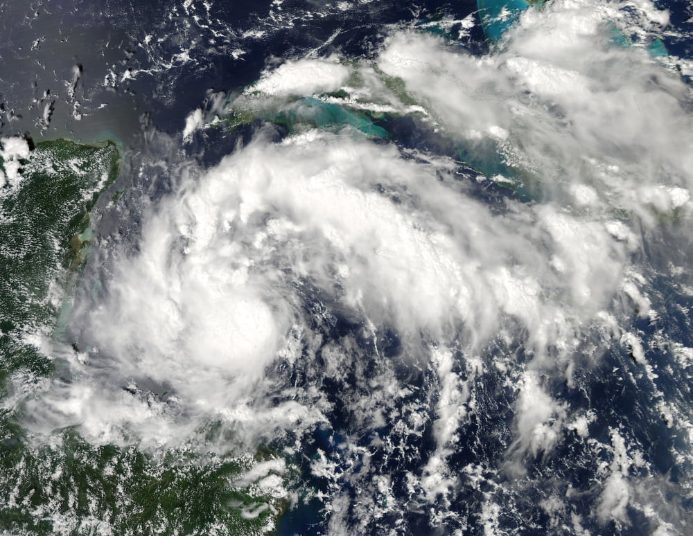 Tropical Storm Karl Canvas Art - Stocktrek Images (33 x 25)