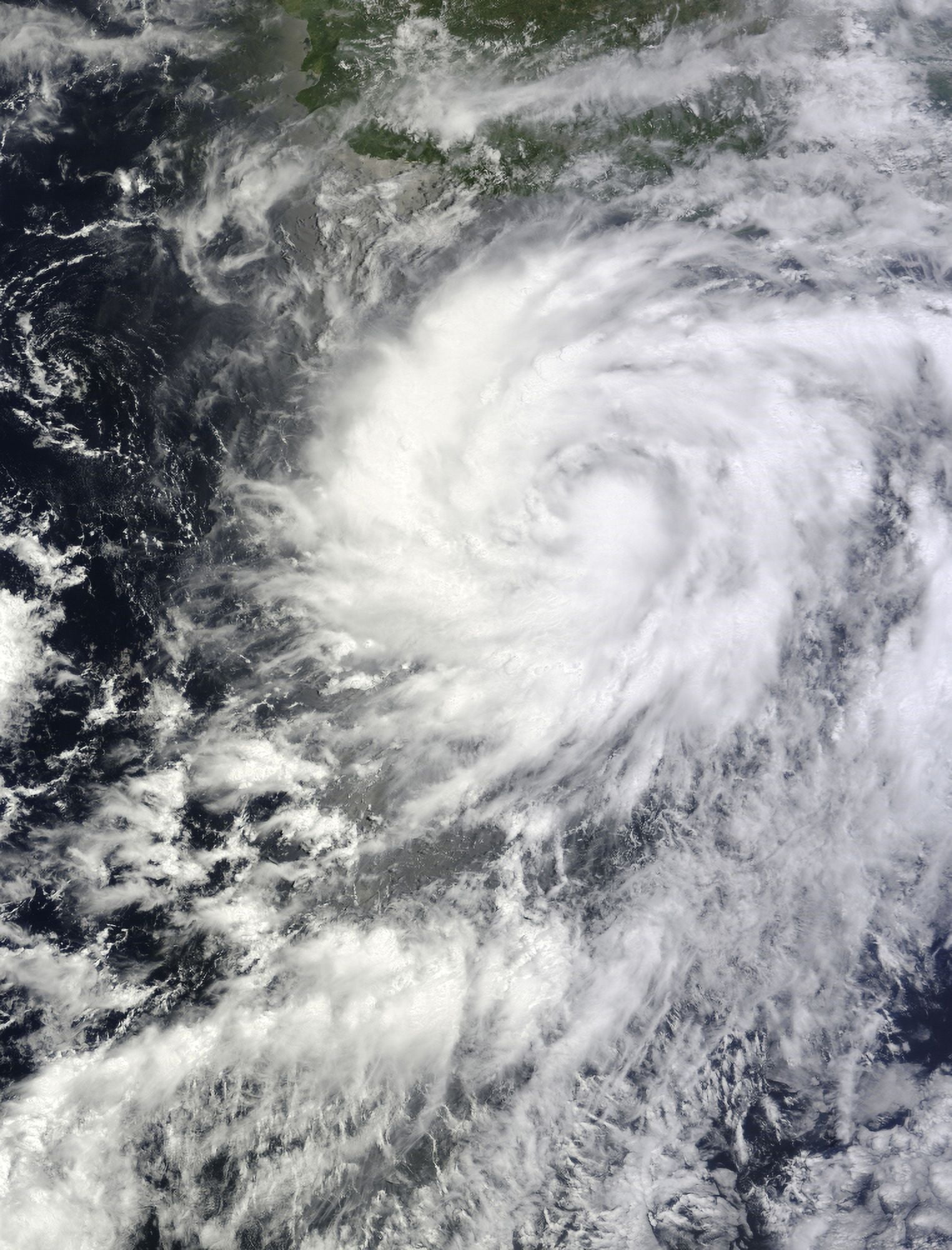 Tropical Storm Marie off Mexico Canvas Art - Stocktrek Images (25 x 32)