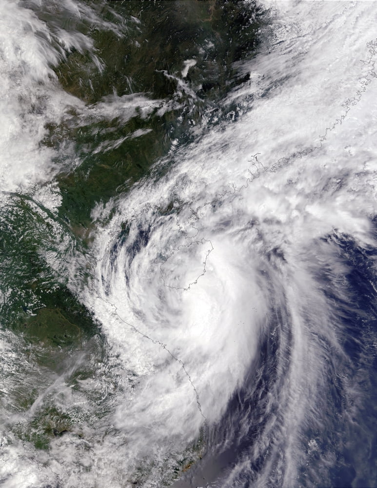 Tropical Storm Mekkhala Canvas Art - Stocktrek Images (25 x 32)