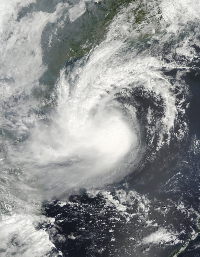 Tropical Storm Parma approaching China and Vietnam Canvas Art - Stocktrek Images (25 x 32)