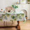 thumbnail image 1 of Tropical Style Tablecloth Anti-Slip, Heat-Resistant, Wear-Resistant Polyester Rectangular Table Cover for Party, Coffee Table, Restaurant,60x84 Inch, 1 of 7