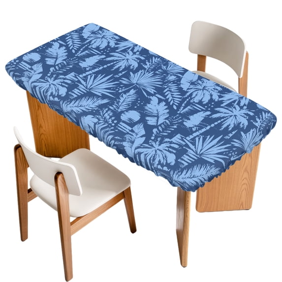 Tropical Summer Table Cloths for 6 Foot Rectangle Tables, Palm Trees ...