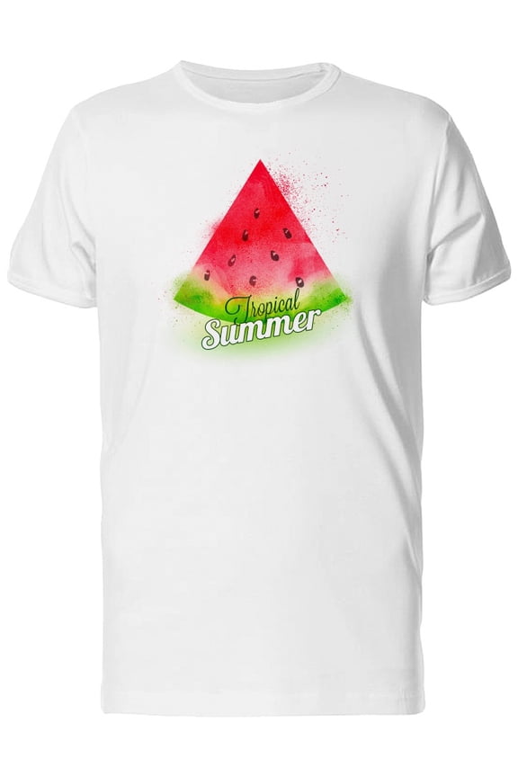 Tropical Summer Watermelon Tee Men's -Image by Shutterstock