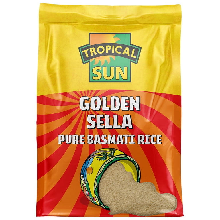 Tropical Sun Golden Sella Rice, Parboiled, Nutrient-Rich, Fluffy