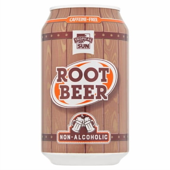 Tropical Sun Root Beer 330ml, British Import (Pack of 6)