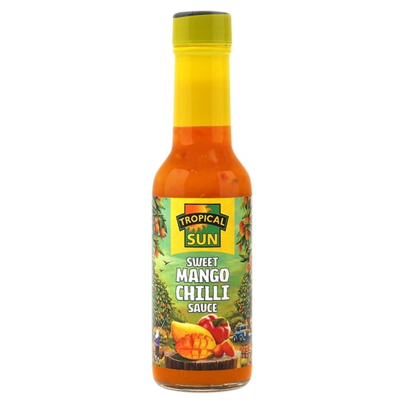Tropical Sun Sweet Mango Chilli Sauce 150ml, Imported from Britain