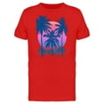 thumbnail image 1 of Tropical Sunrise Pink Gradient T-Shirt Men -Image by Shutterstock, Male 3X-Large, 1 of 2