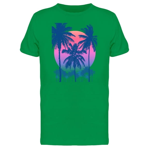 Tropical Sunrise Pink Gradient Tee Men's -Image by Shutterstock